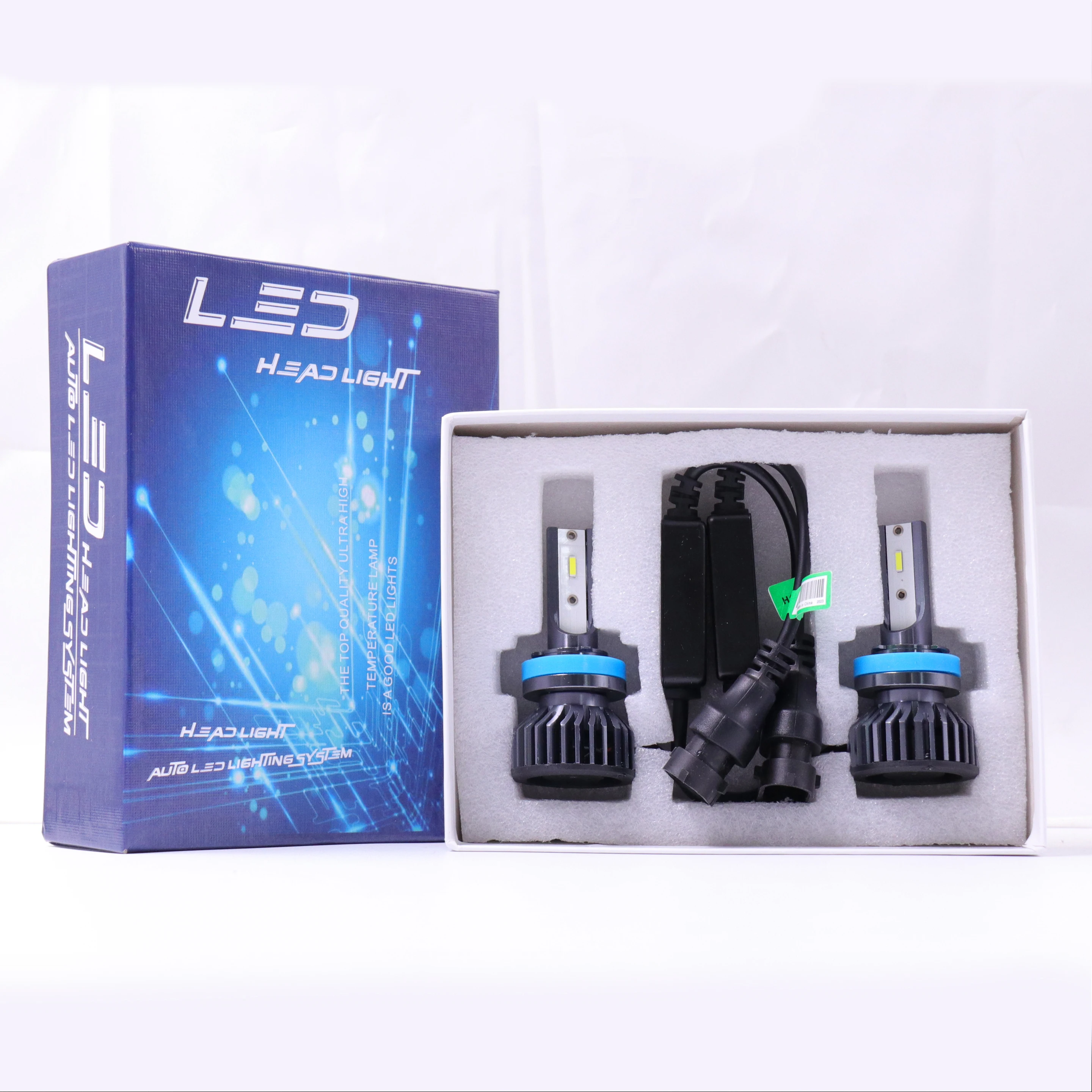 

H11 Светодиодная лампа для фар 100 Вт для автомобиля 9-36 в автомобильная светодиодная лампа 6000K-6500 Водонепроницаемая IP68 H11 автомобильная светодиодная фотолампа высокой мощности