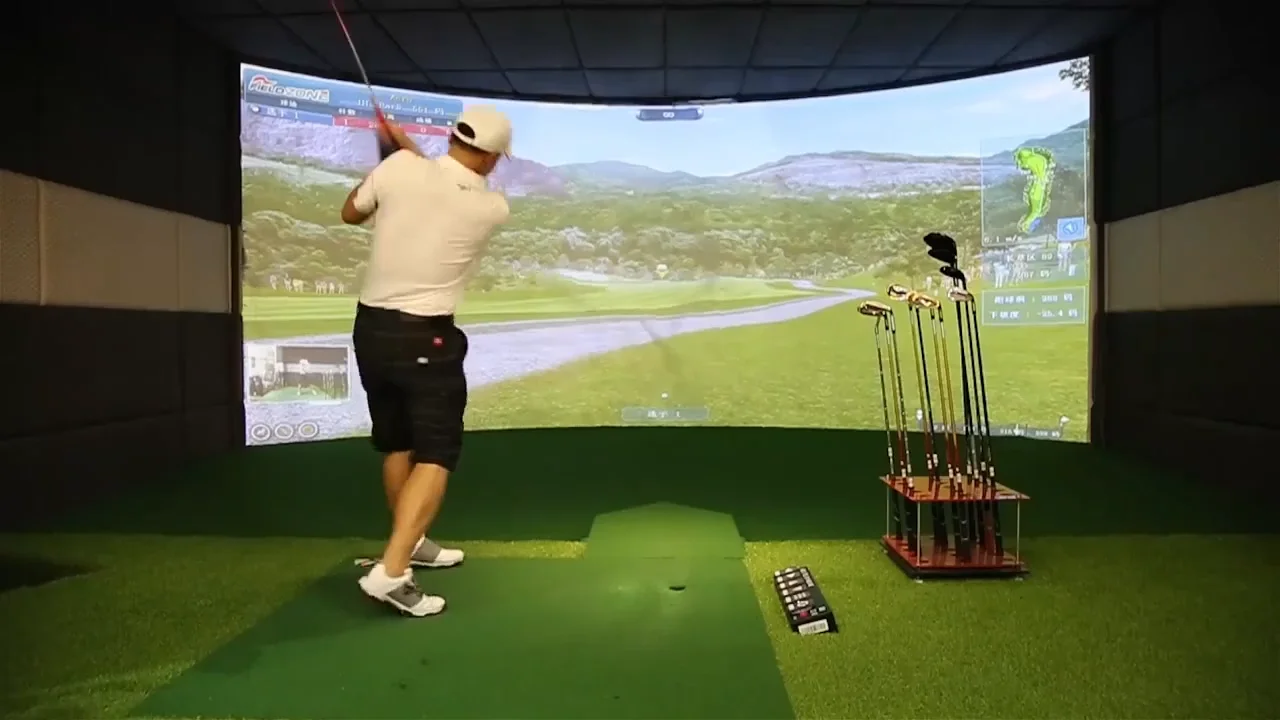 

PGM Indoor High Division 3D Indoor Golf Simulator for Golf Training and Coaching