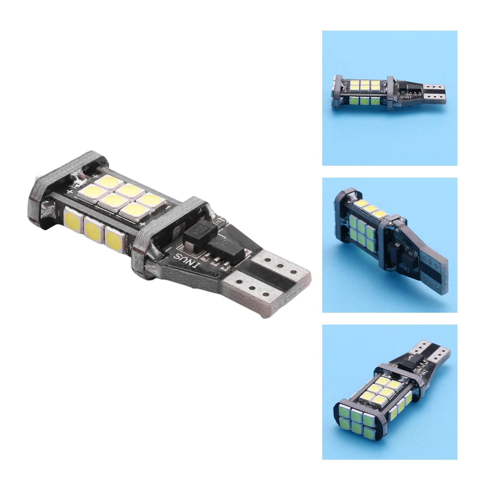 1 шт. без ошибок 921 912 T10 T15 W16W светодиодный фонарь заднего хода 24Smd 3030 светодиодная