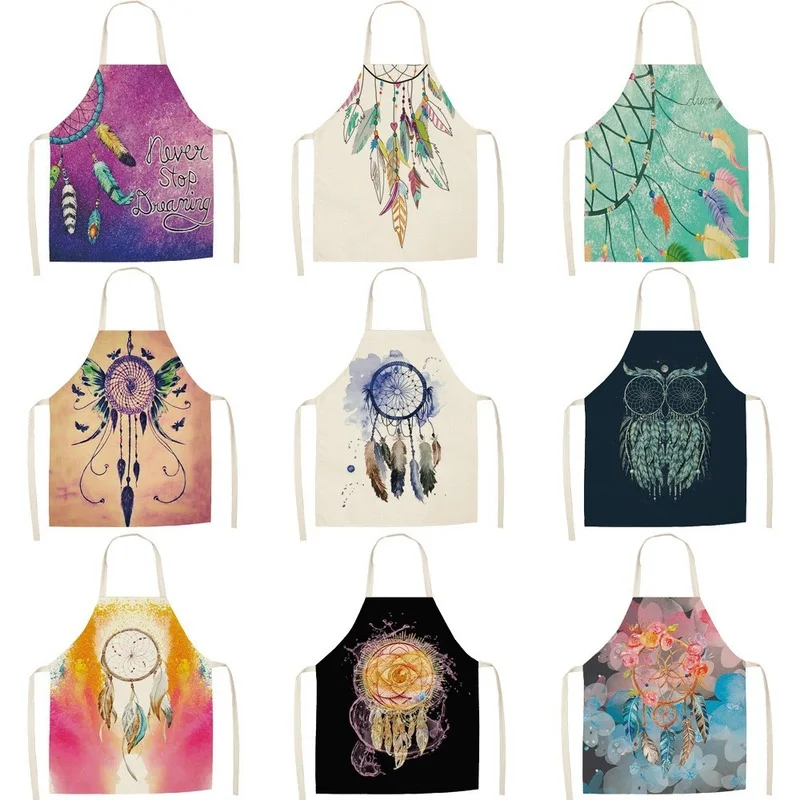 

European and American Ins New Dream Catcher Apron Kitchen Apron Apron for Men Sleeveless Apron Apron Kids Aprons for Woman Linen