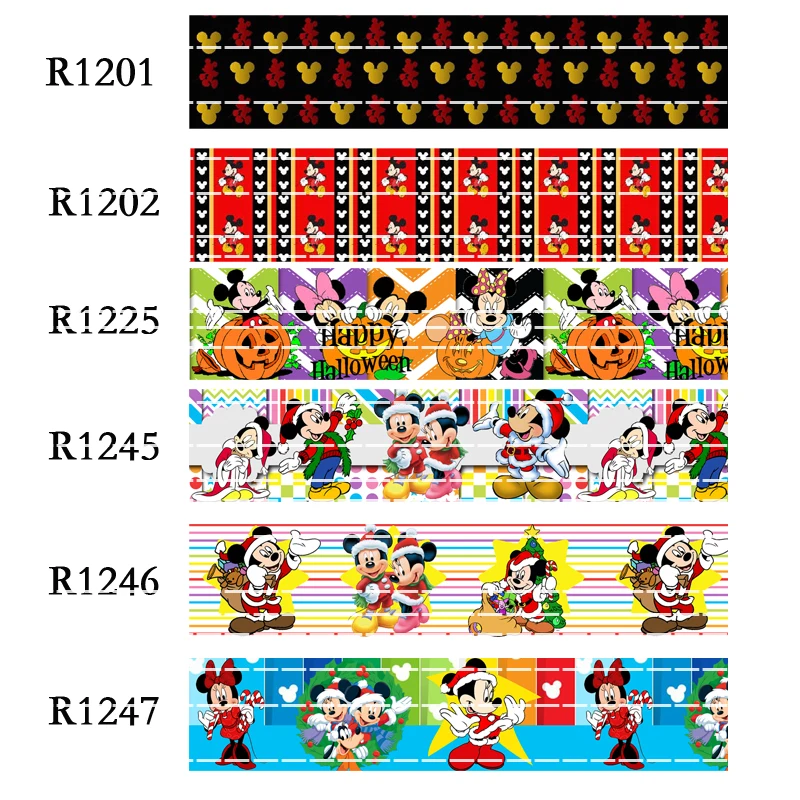 

50 yard Cartoon character 7/8inch 1inch 1.5inch 2inch 3inch printed cute princess grosgrain ribbon R1201