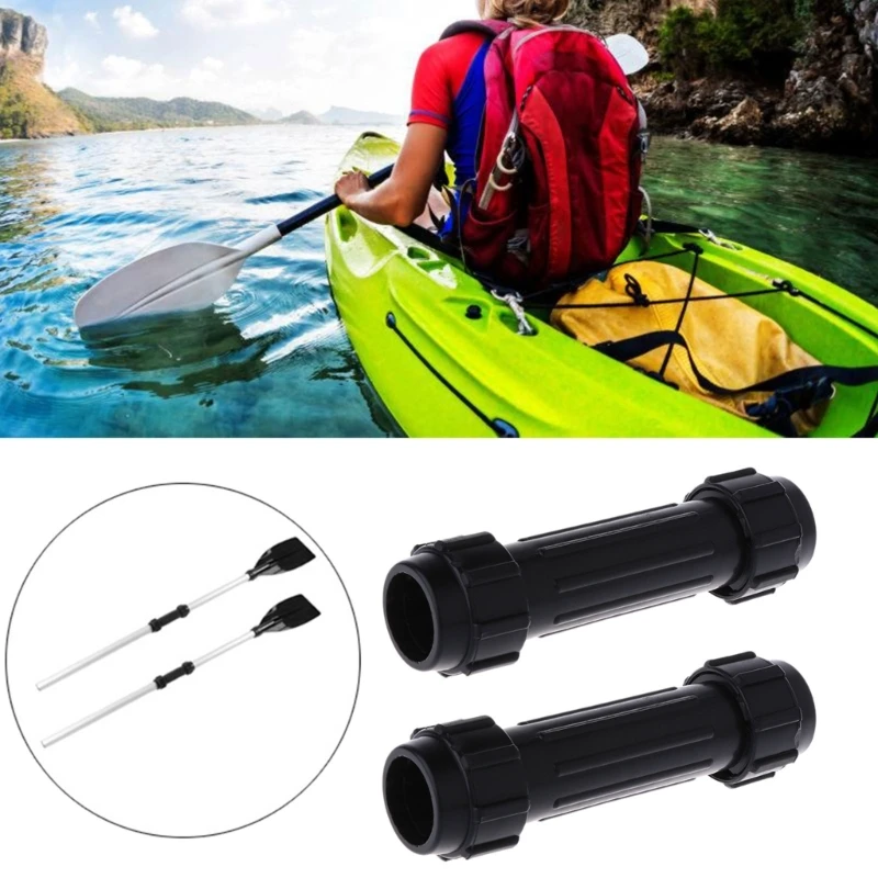 

2Pcs Boat Paddles Connector Durable Paddle Oars Shaft Connector Set for Boat for Canoes Boats Kayaks for Kayak Canoes