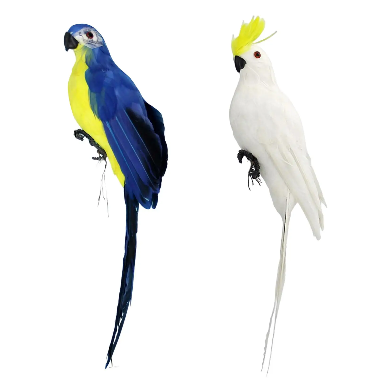 

Fake Macaw Artificial Birds Foam Bird with Claw for Wedding Party Wall Tree