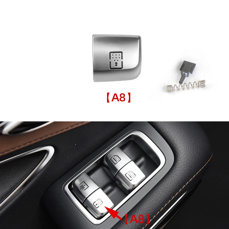 Фото 4-дверный седанный переключатель стеклоподъемника 2059056800 для Mercedes Benz W205 W253 W213 W222 C E Class GLC №1