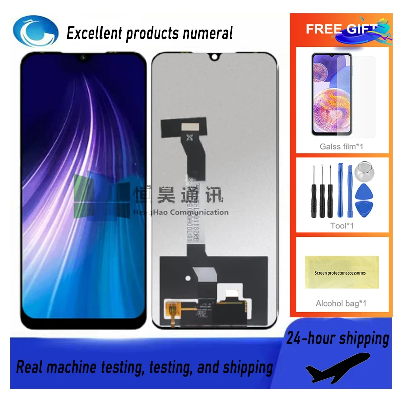 

6.3 inch LCD Display for Xiaomi Redmi Note 8 with Touch Bar, Screen Digitizer M1908C3JH M1908C3JI