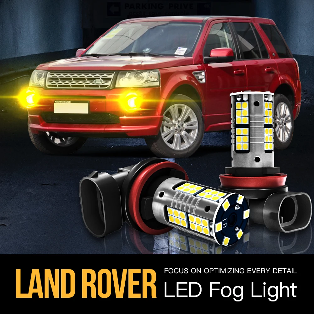 Светодиодные лампы для противотуманных фар 2 шт H8 H11 Canbus без ошибок Land Rover Discovery 3 LR3