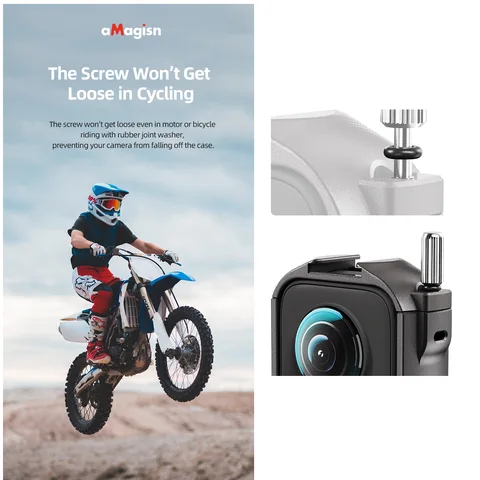 Amagis для insta360 X3 металлическая клетка для кроликов 360X3 защитная рамка аксессуары Холодный башмак интерфейс алюминиевый сплав Оболочка Чехол