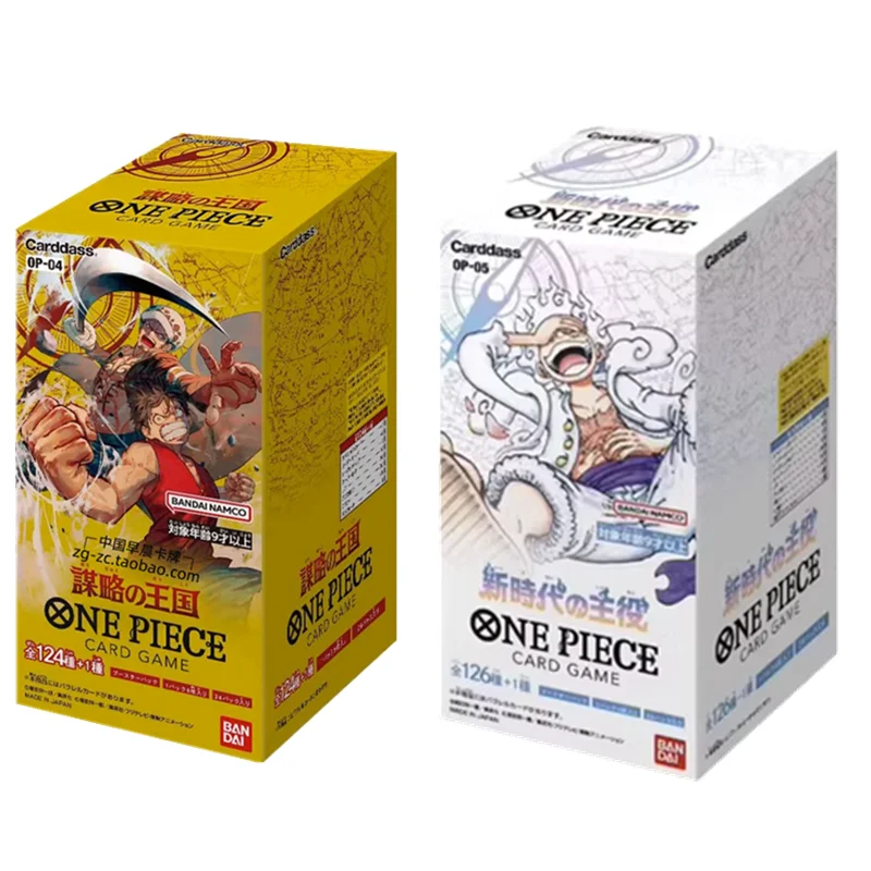 

New BanDai Genuine One Piece ROMANCE DAWN Card OP-01/02/03/04/05 Japanese Anime Collection Rare Cards Kids Christmas Gift Toy