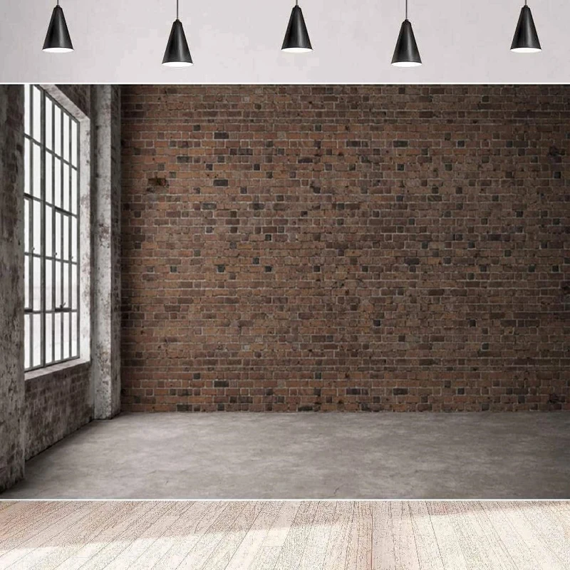 Винтажный фон для фотосъемки с изображением пустых помещений Ретро Красная