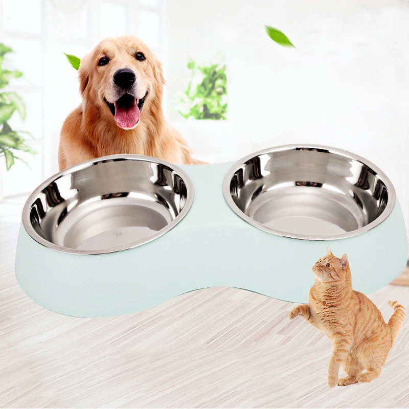 

Питьевая миска для котят, двойная миска для питья, для маленьких собак и кошек, товары для питомцев