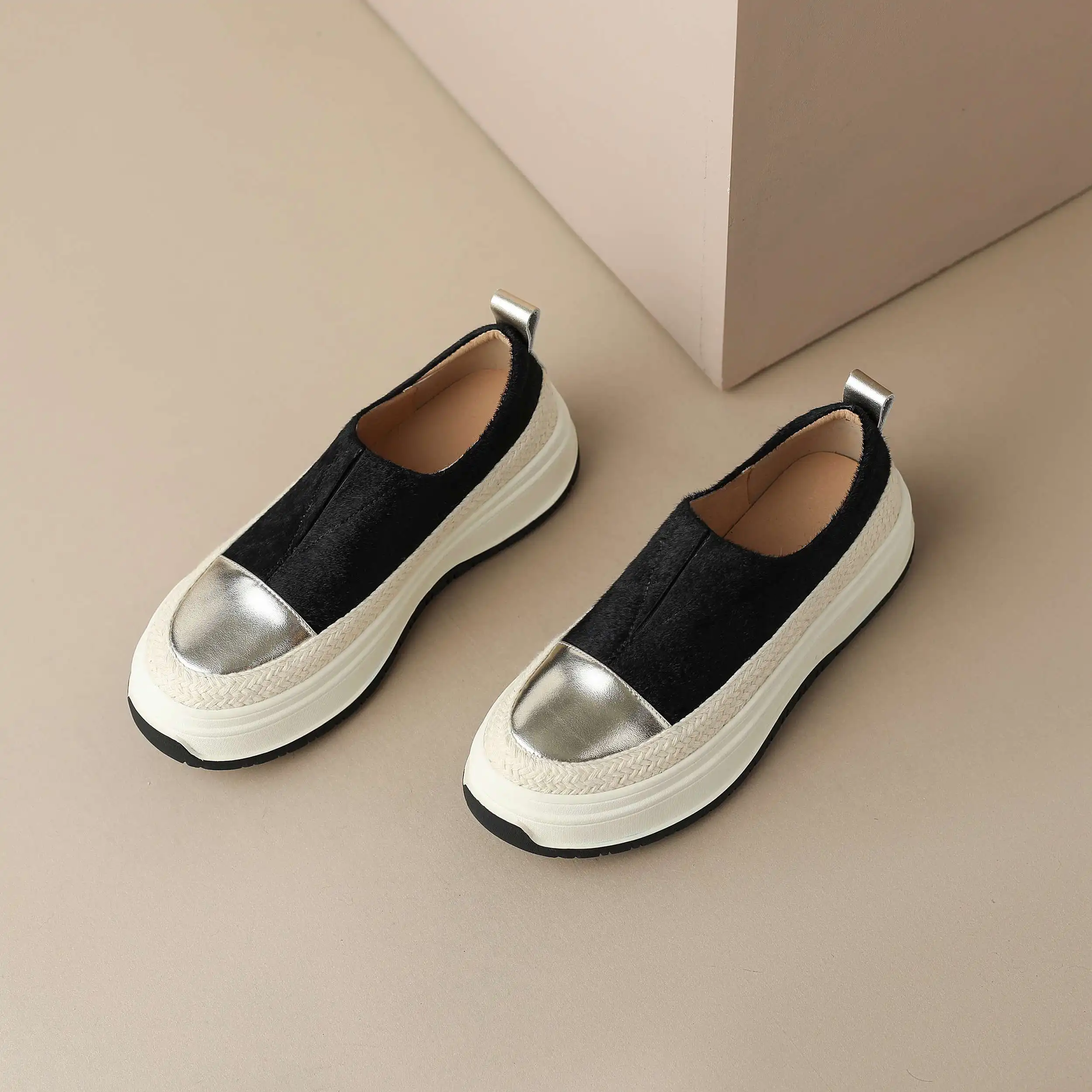 Кроссовки Lanxuryee женские из коровьей кожи повседневная весенняя обувь на