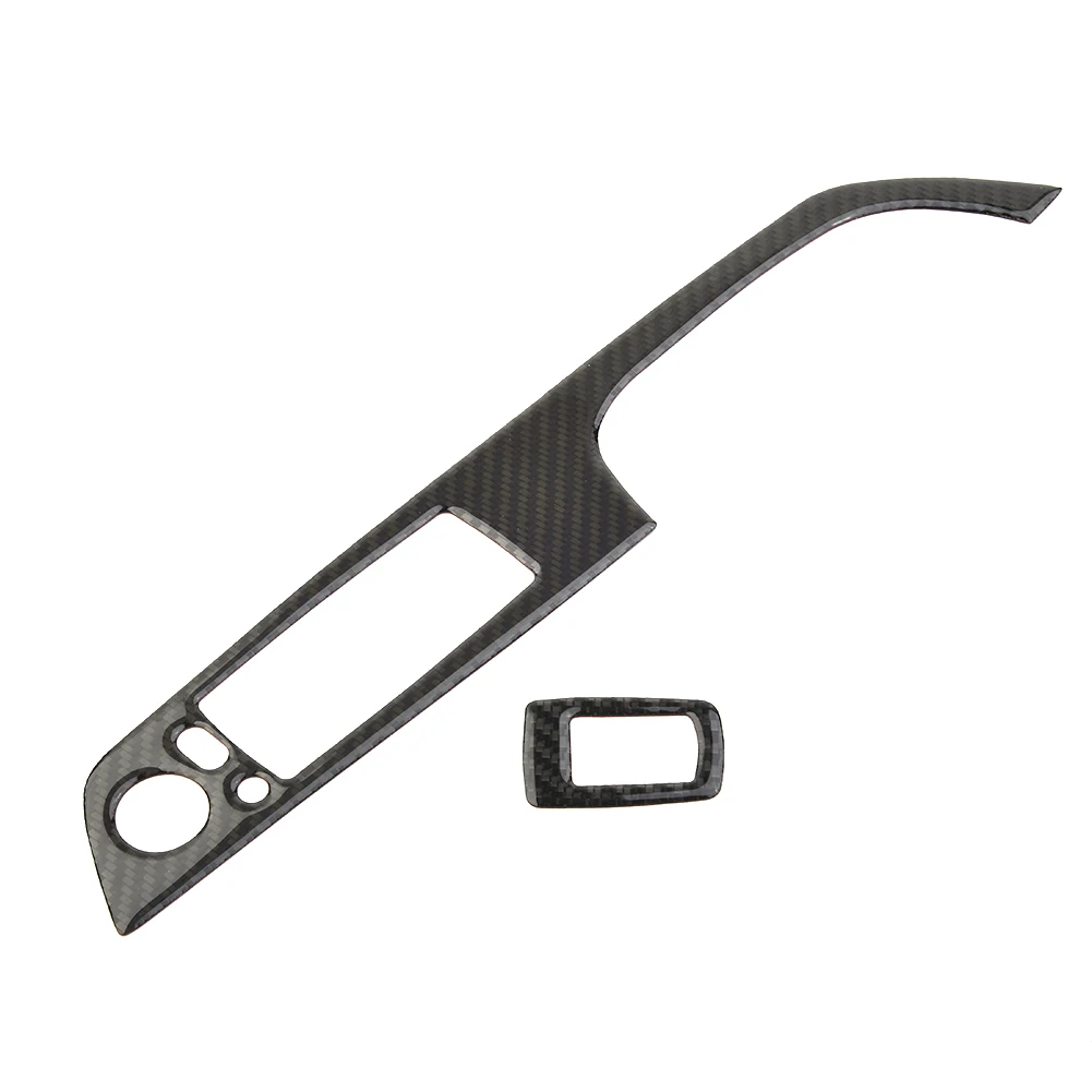 

2Pcs / Set Carbon Fiber Door Casement Lift Switch Cover Trim For BMW 3 Series E92 Coupe Sunscreen/high Temperature Resistance