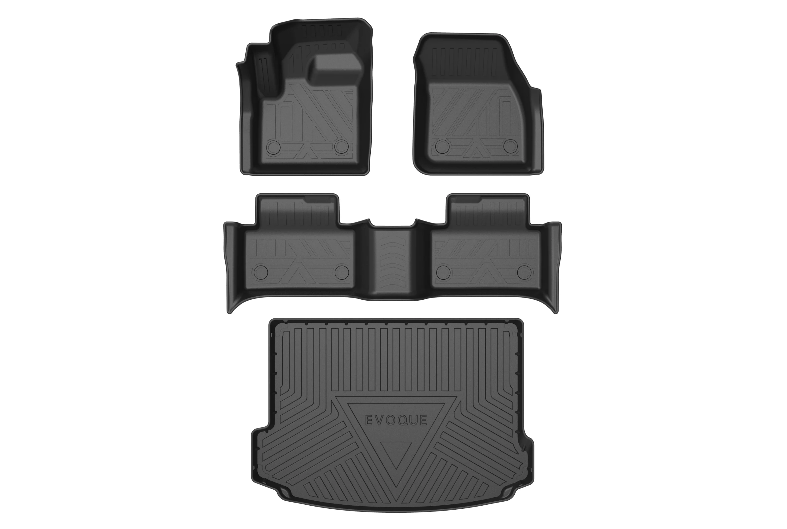 

Для Land Rover EVOQUE 2020 резиновые автомобильные коврики для багажника, водонепроницаемый нескользящий полностью объемный пол, ремонт автомобильных аксессуаров