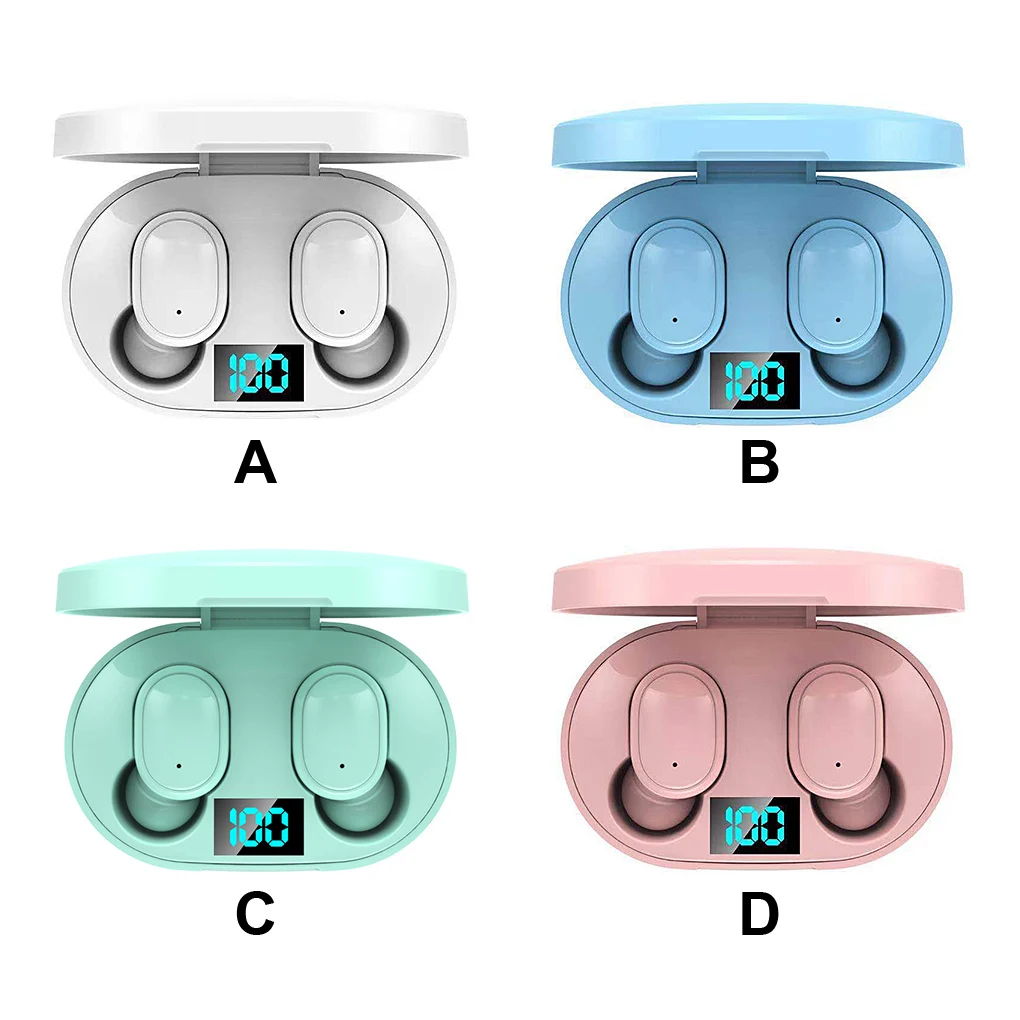 Bluetooth-совместимые наушники водонепроницаемые наушники-вкладыши дисплей