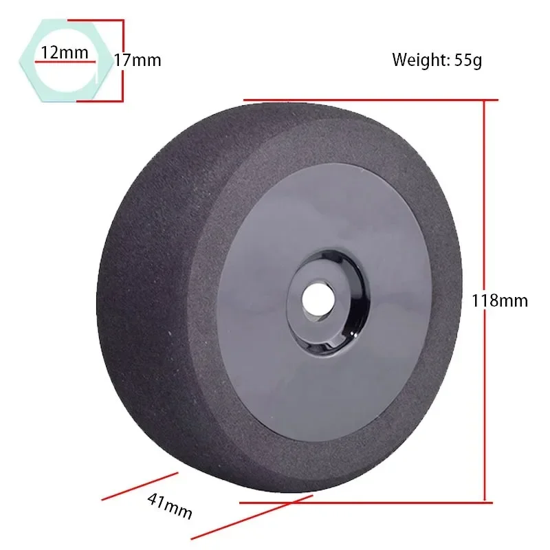 4 шт. 1/8 4WD Nitro Off Губчатые шины Flat RunWheel Rim 17 мм Hex для RV Racing Run S86E Hongnuo X3GT
