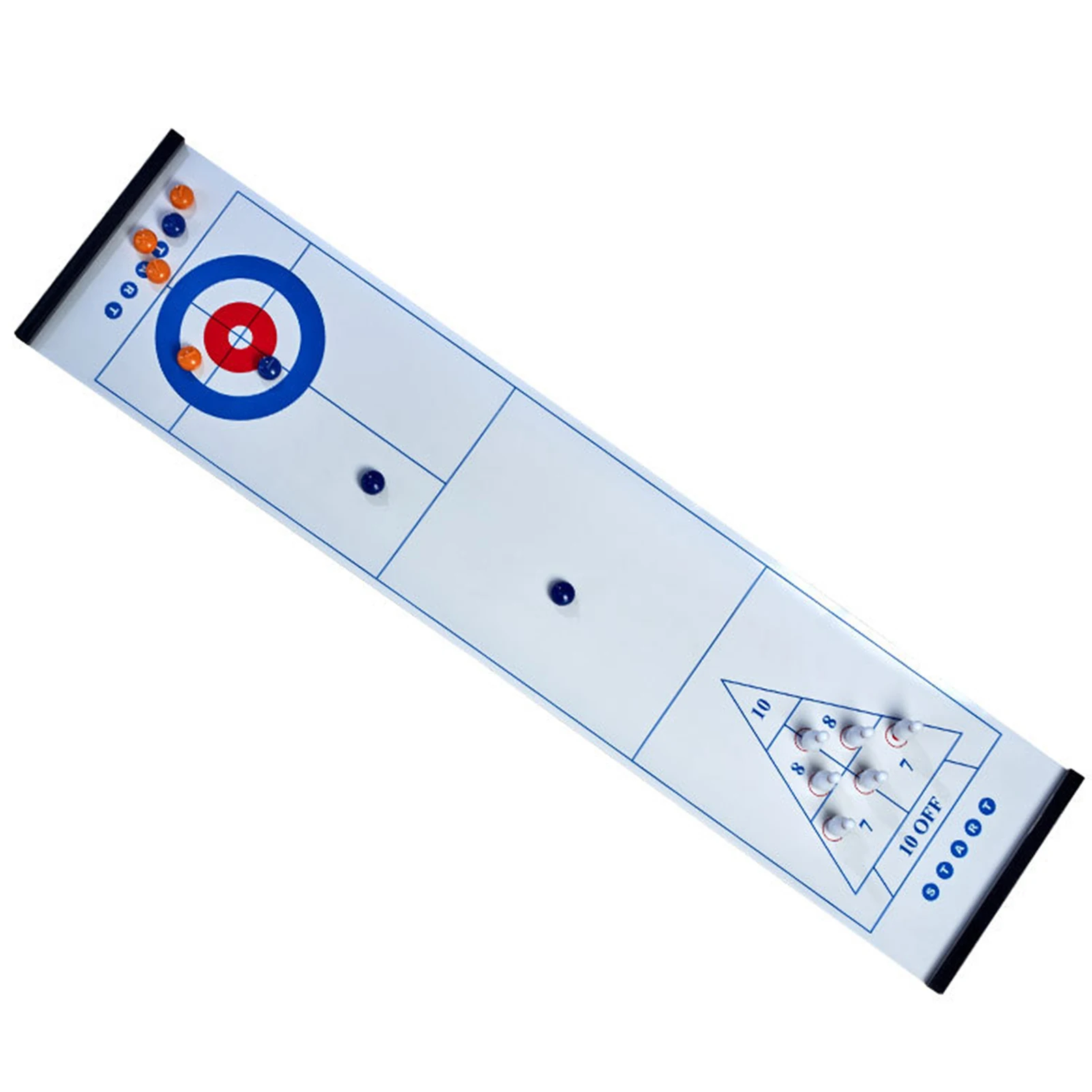 

Tabletop Shuffleboard Bowling Curling Game Set Portable Mini Tabletop Games Activate Family Party Gatherings Portable Tabletop