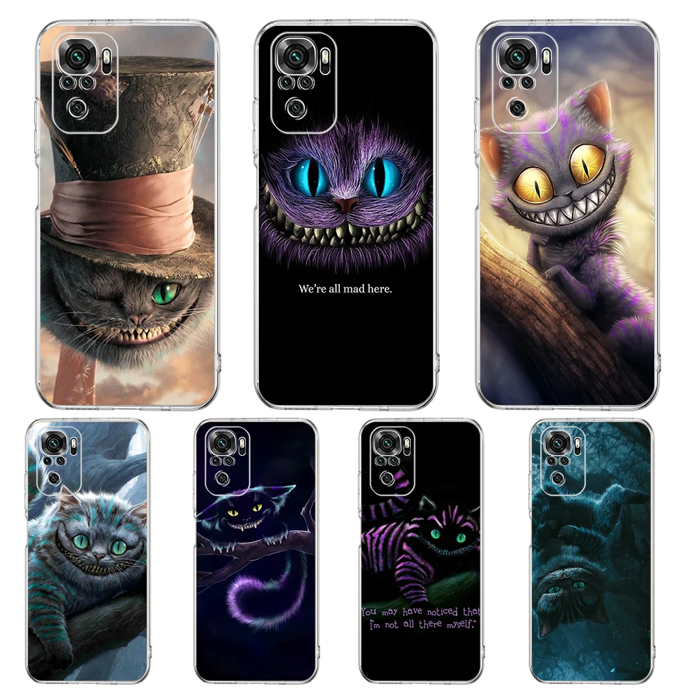 

Прозрачный чехол Heshire для Redmi K40 8A 9A 9C 9T 7 8 8T 9 9S 10 Pro Gaming Note 11 11T 10 Plus