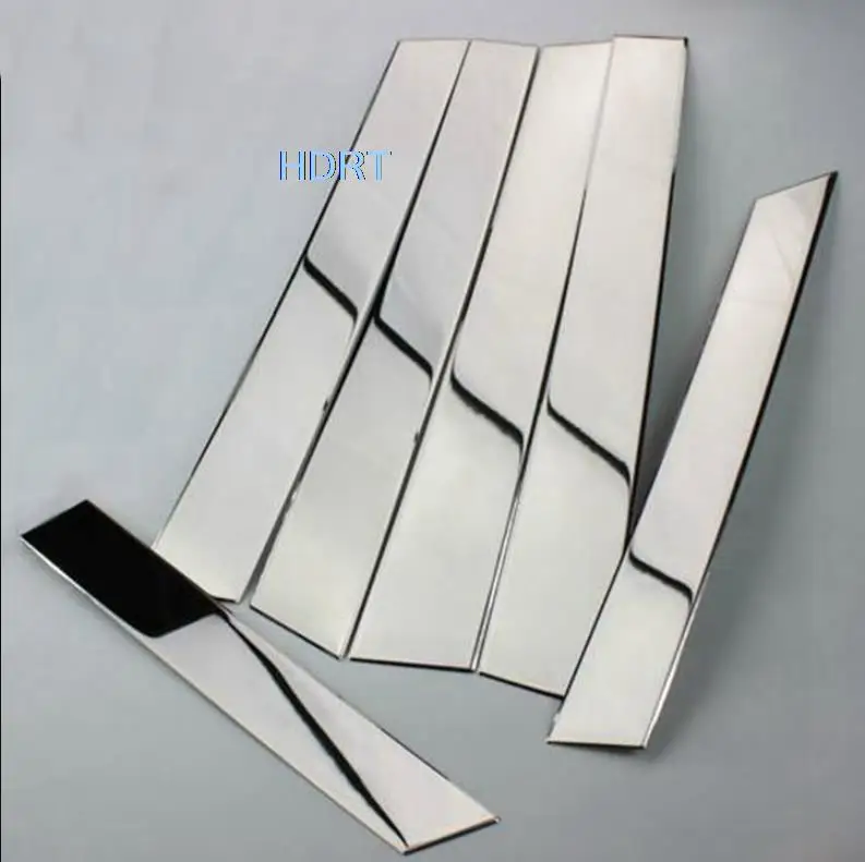 

6 шт., накладки на окна из нержавеющей стали для Honda CRV CR-V 2007 2008 2009 2010 2011