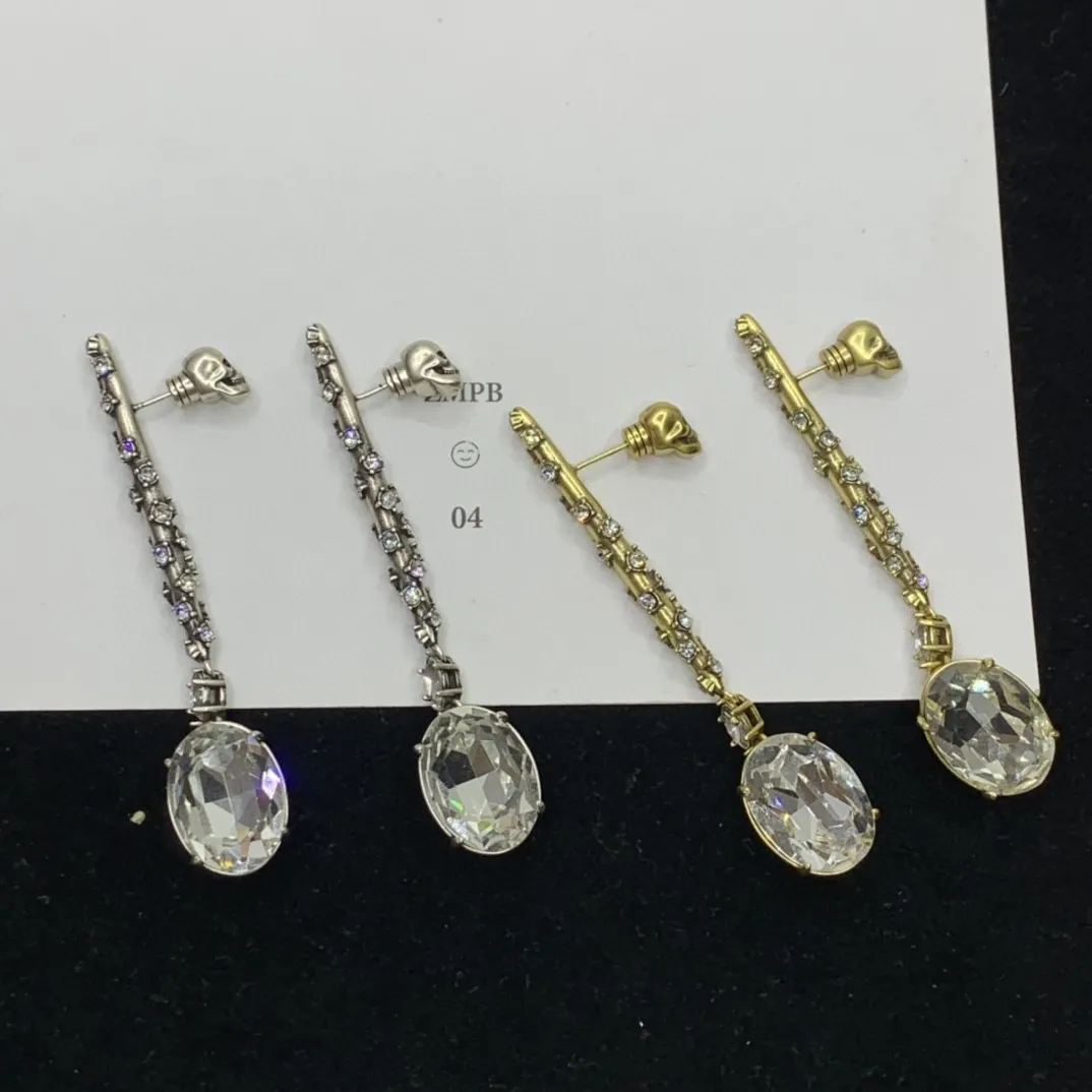 Earrings female superior sense of European personality earrings