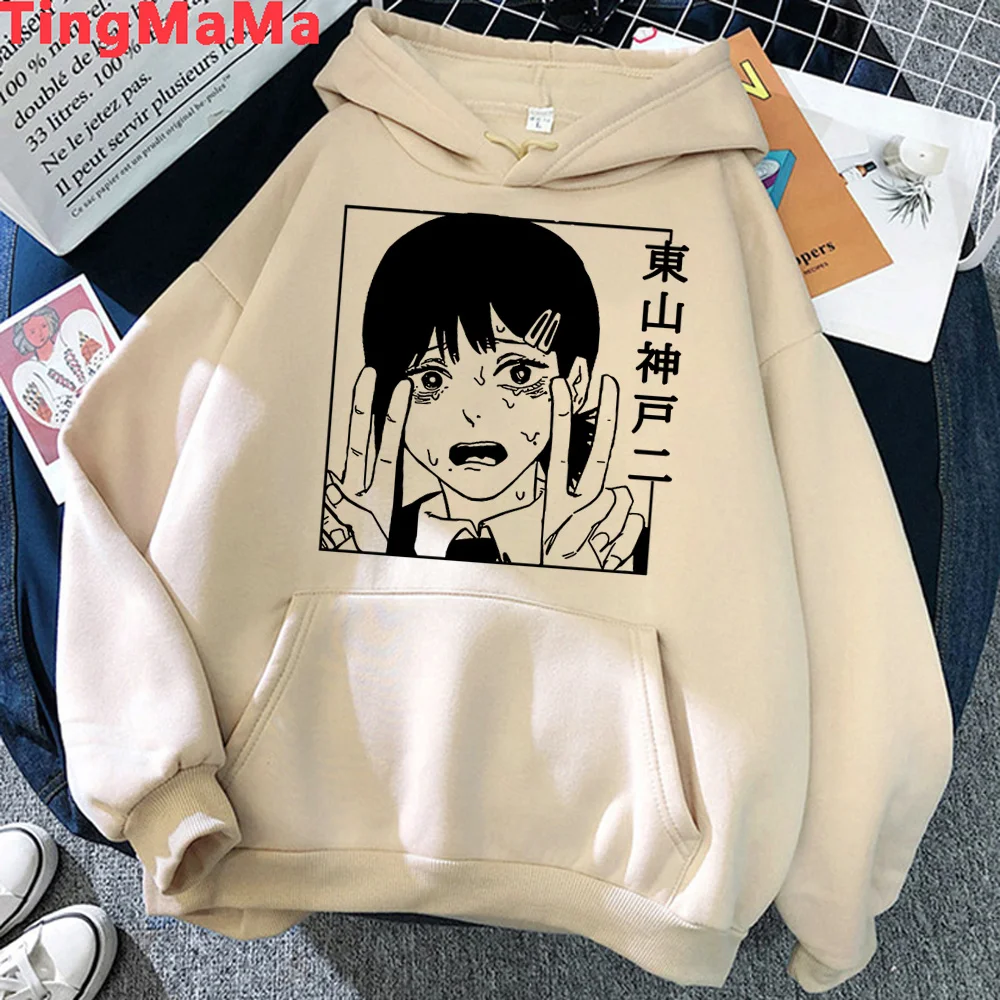 

chainsaw man hoodies women Kawaii Korean style sweat y2k Pullover clothing female Kawaii clothing