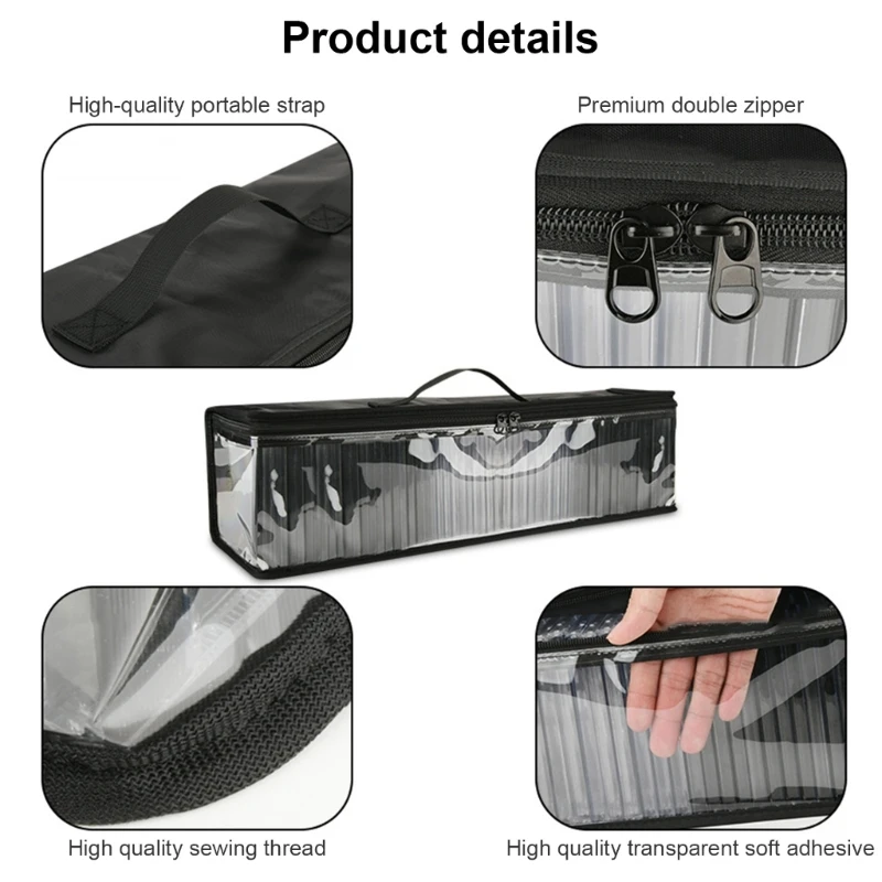 Сумки для переноски дисков прозрачная твердая сумка хранения из ТПУ ручка на