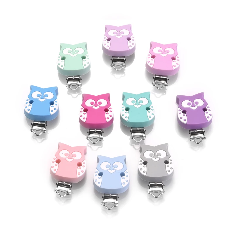 

3 шт., силиконовые зажимы для соски-пустышки