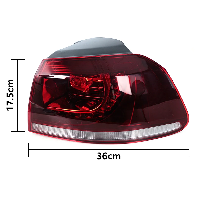 Фото Светодиодный задний фонарь без лампочек для VW Golf 6 R20 GTD GTI 2008-2013, стоп-сигнал 5K0945095P 5K0945093AD, автомобильные аксессуары №3