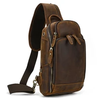 2022 real leather bag for men shoulder bag husband chest bag men sling bag high capacity chest pack outdoor cross bag men luxury