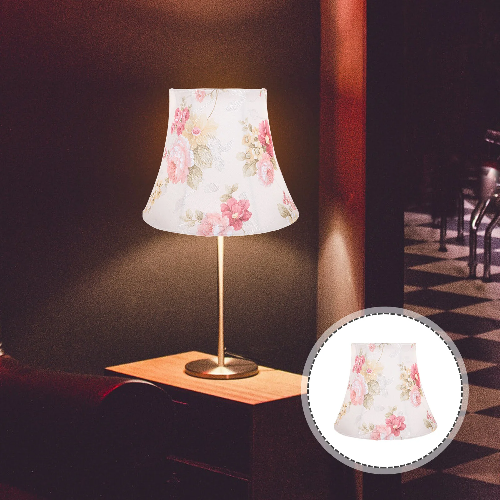 

Настольная лампа с подсветкой, осветительный прибор, настольные Мультяшные оттенки, сменные лампочки из ткани