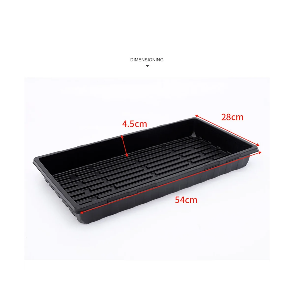 

Thick Plastic Strong Seed Trays with 5 Inch Humidity Domes for Seed Starting,Germination,Seedling Plant Growing