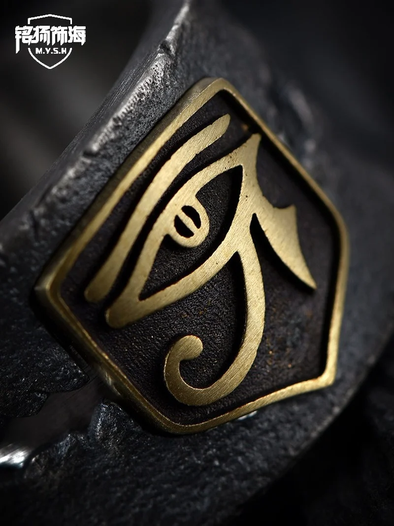 Мужское кольцо из тайского серебра S925 пробы модное Брендовое Открытое в стиле