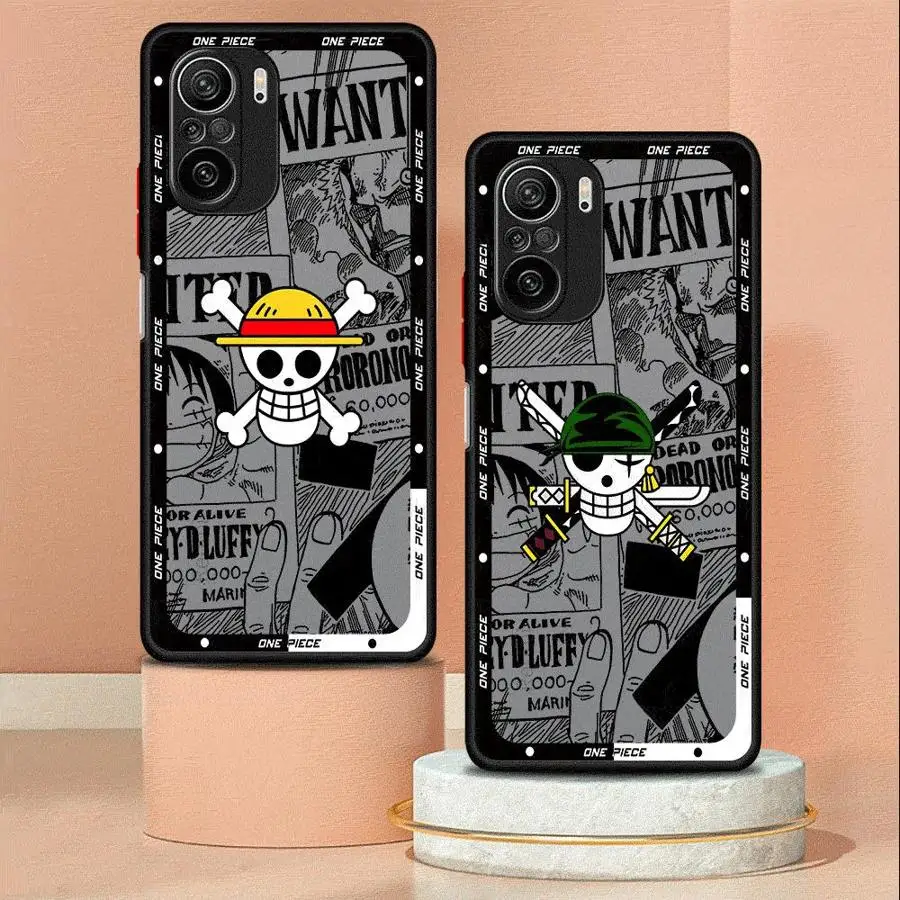 Чехол для телефона One Pieces с аниме Xiaomi Redmi Note 9S 9 12 13 Pro 12S 11T 10 9T 11 10S 11S Роскошный чехол
