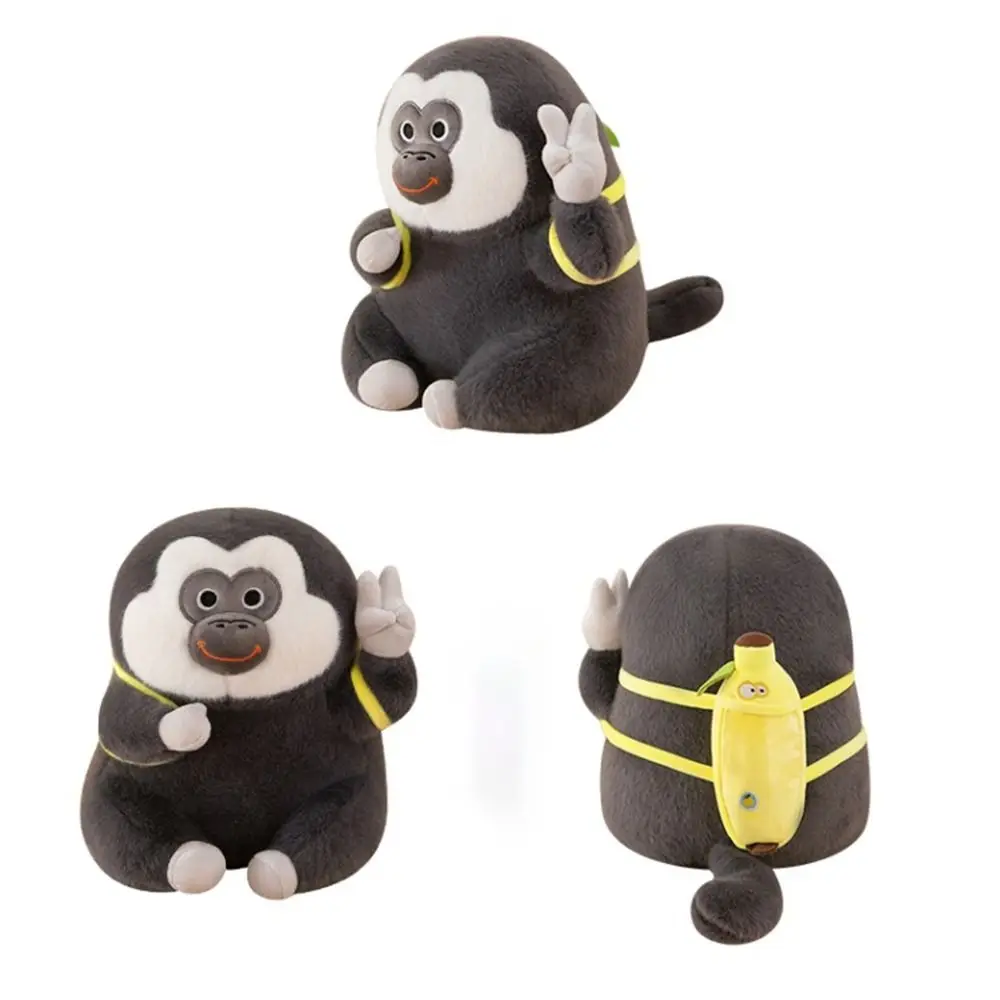 22 см милое лицо монаха Biiye белое обезьяна плюшевая игрушка подушка кукла