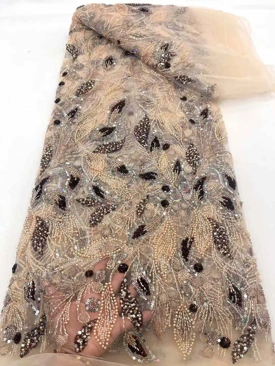 Африканская кружевная ткань с блестками 2024 высокое качество вышивка жениха