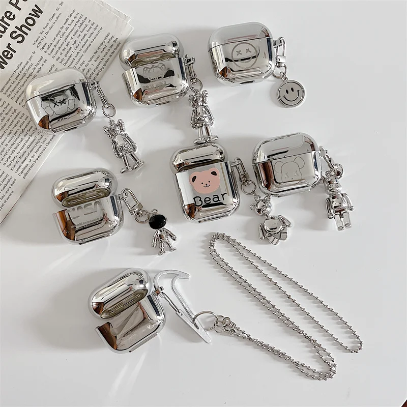 

Модный чехол с покрытием для Lenovo LP40, чехол для Bluetooth наушников, милый мультяшный защитный чехол для Lenovo LP40, чехол для наушников с защитой от п...