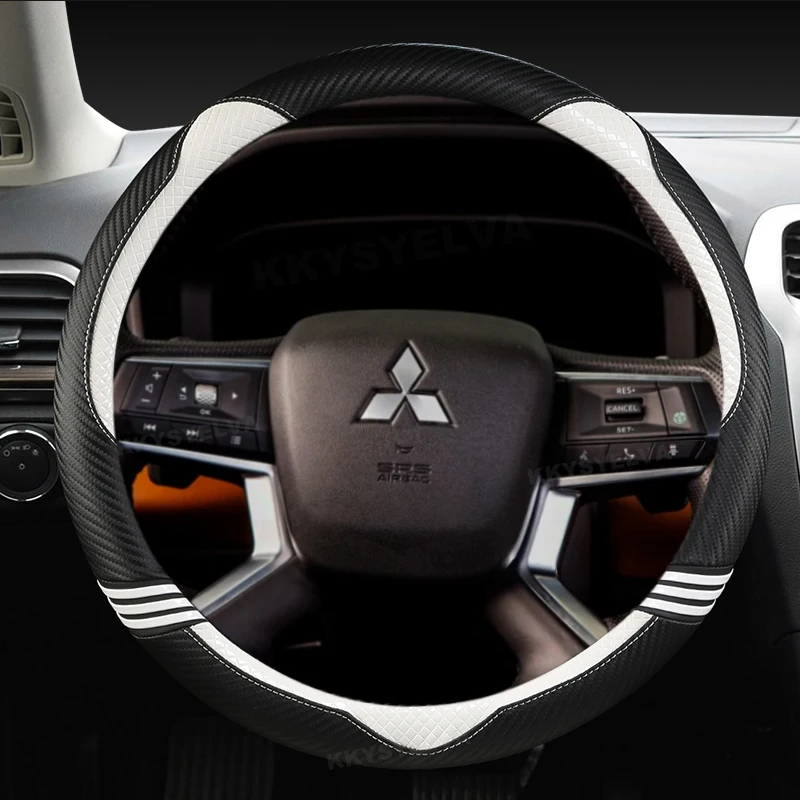 

Car Steering Wheel Cover For Mitsubishi Outlander 2022 L200 2022 Mirage ASX 2012-2019 Eclipse Cross 2017-2019 Auto Accessories