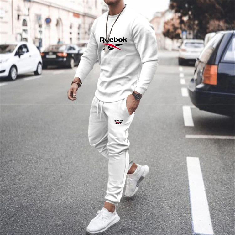 

Men's 2 Piece Set Tracksuits 3D KING Print Long Sleeve T-Shirt Set Streetwear Casual Male Oversized Men Tshirt Two piece Suit