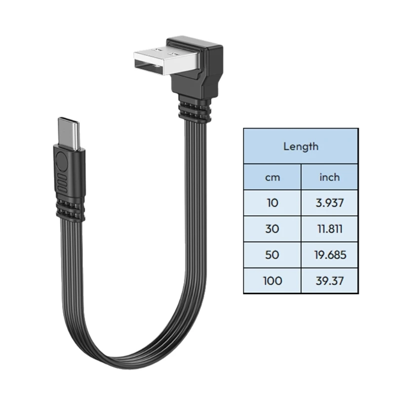 Кабель для зарядки от USB2.0 до типа C шнур питания 2А быстрая синхронизация данных 480