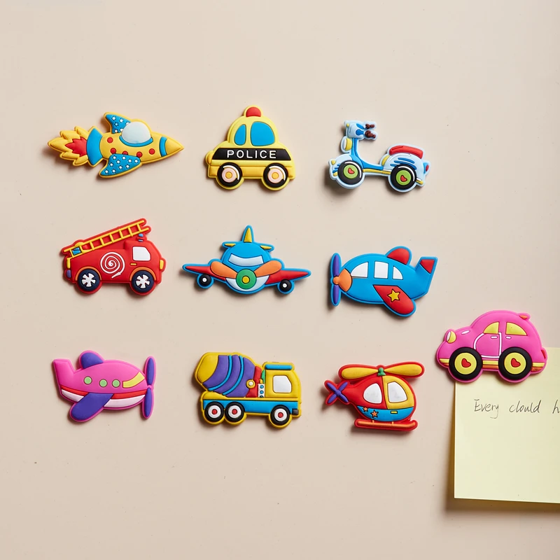 

10pcs Cute Cartoon Mini Magnet Refrigerator Animal Series Refrigerator Decoration Resin Home Decorative Magnet Set Kids Gift