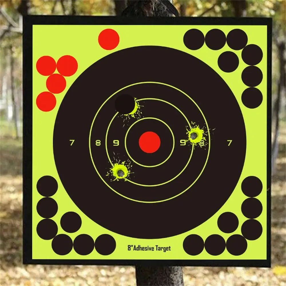

Self Adhesive Green Fluorescent Aim Training Self Stick Shooting Target Target Paster Targets Stickers Target Papers