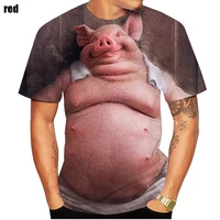 2022 popular novelty animal pig 3d printing t shirt funny pig men t shirt for men oversized tshirt casual summer t shirt xs 4xl