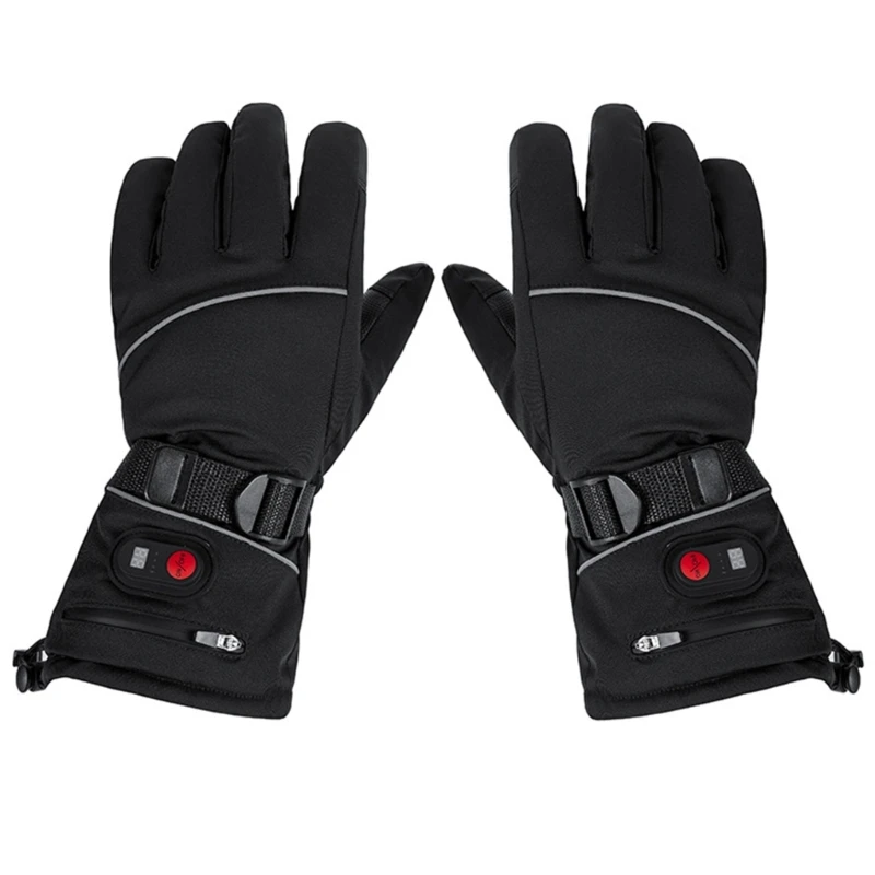 

Waterproof Electric Thermal Gloves Men Heated Gloves Touchscreen Fleece Gloves