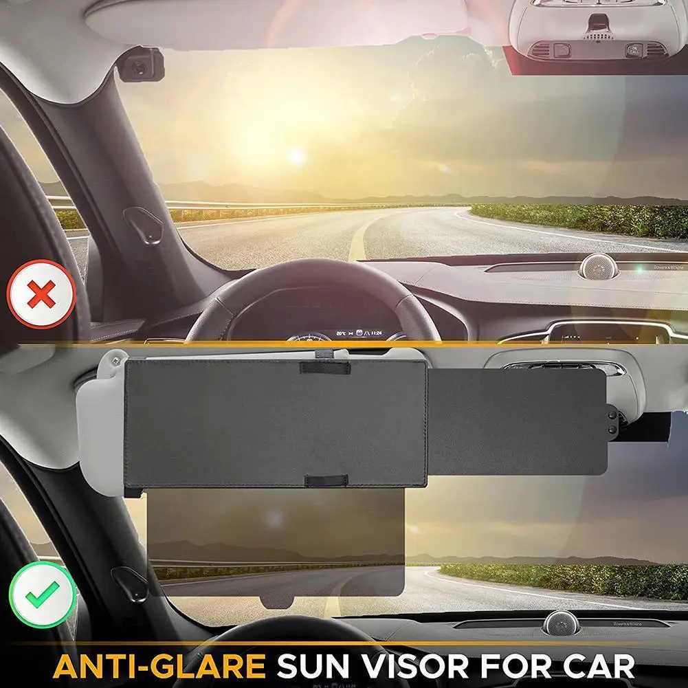 

Multi-function Car Sun Visor Adjustable Sun Visor Extension Front Casement Side Extender Shade Q1L2