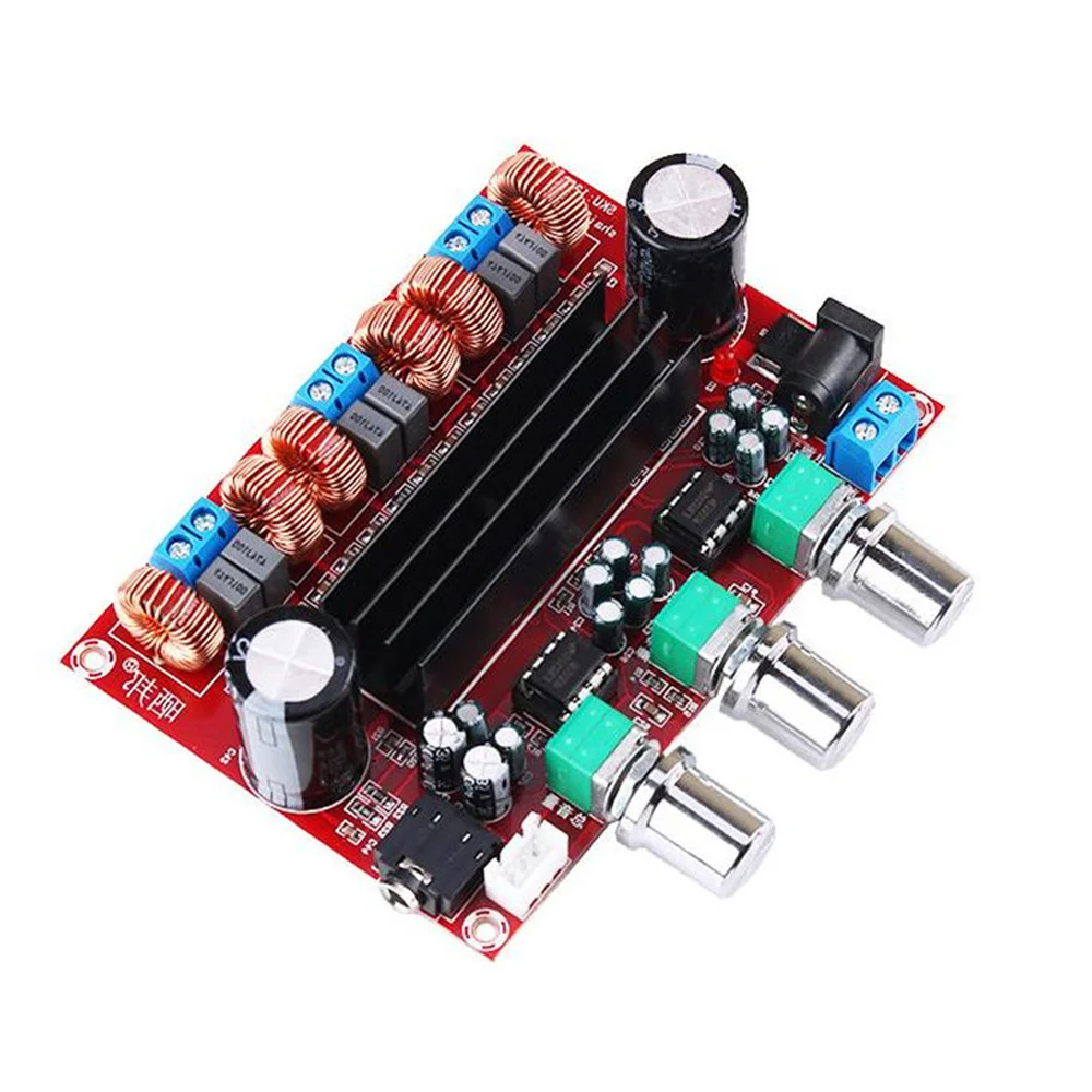 CS8673E сабвуфер 2 1 канальная плата цифрового усилителя мощности 12 в-24 в широкое