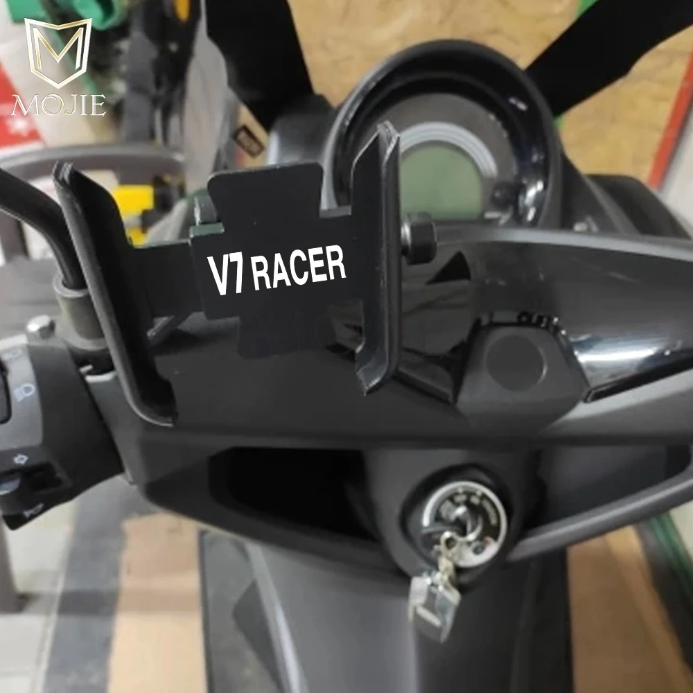 Держатель для мобильного телефона на руль GPS-подставка кронштейн MOTO GUZZI V7 Racer Stone