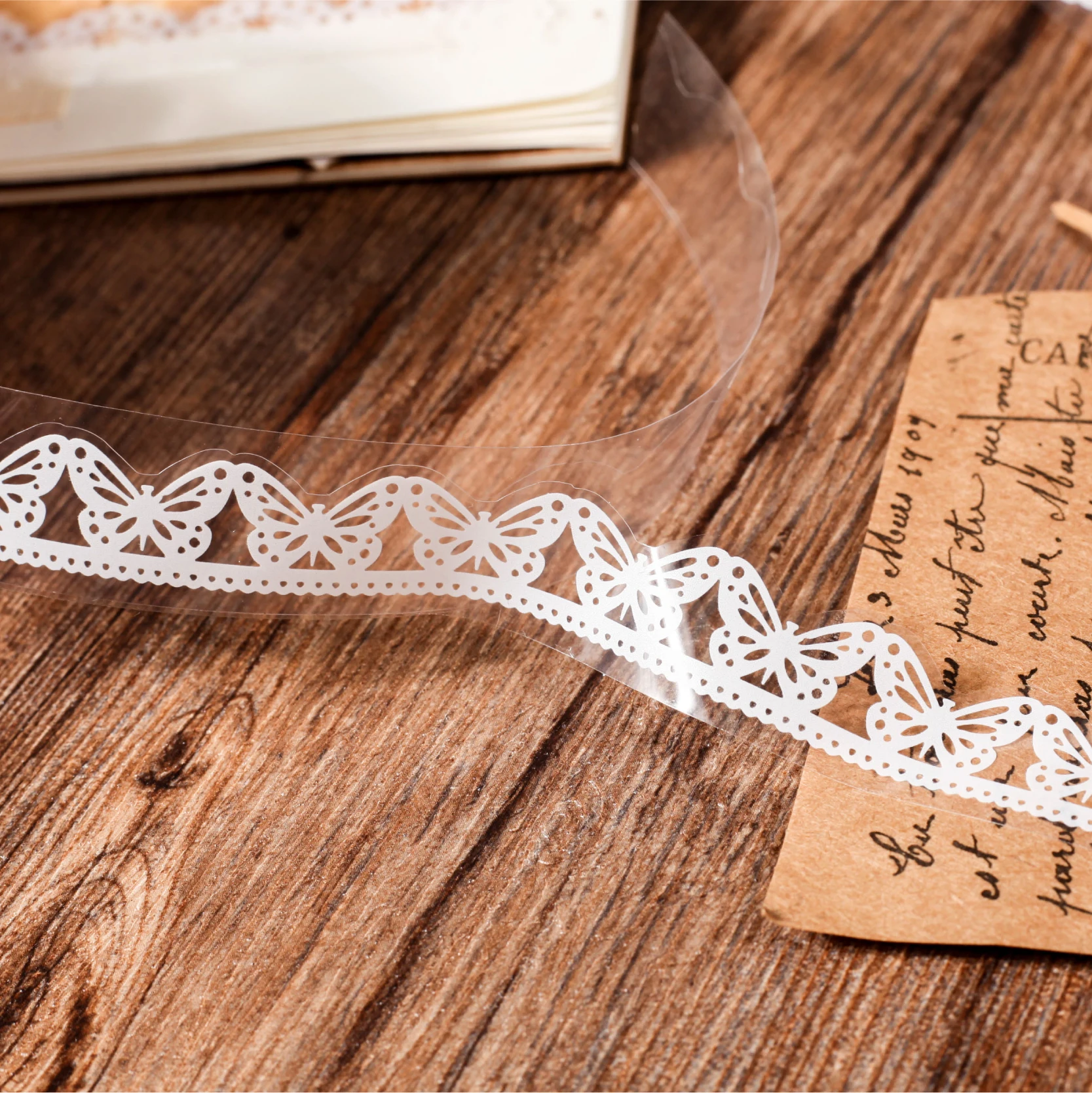 12 упаковок/лот декоративная свежая ПЭТ-лента серии Lott Lace