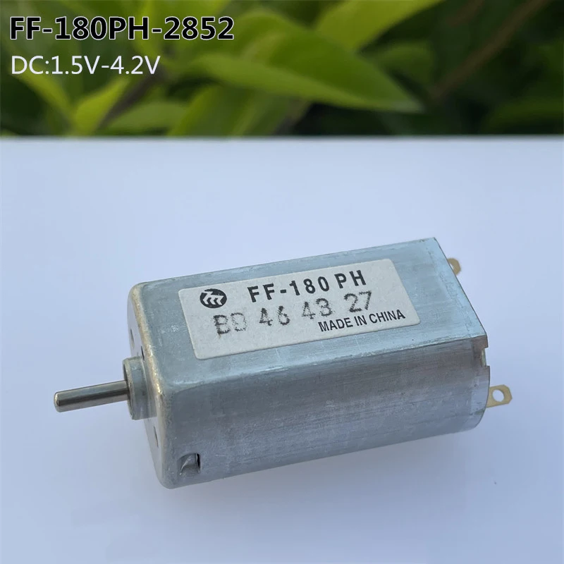 

Mabuchi FF-180PH-2852 Mini 20mm*15mm Electric Motor Precious Metal Brush DC2.4V 3V 3.7V 12500RPM High Speed DIY Shaver Toy Model