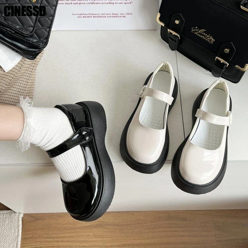 

Женские Дизайнерские Туфли Мэри Джейн, Роскошные туфли на массивном каблуке, туфли-лодочки для студентов в японском стиле, обувь на платформе JK Lolita, 2022