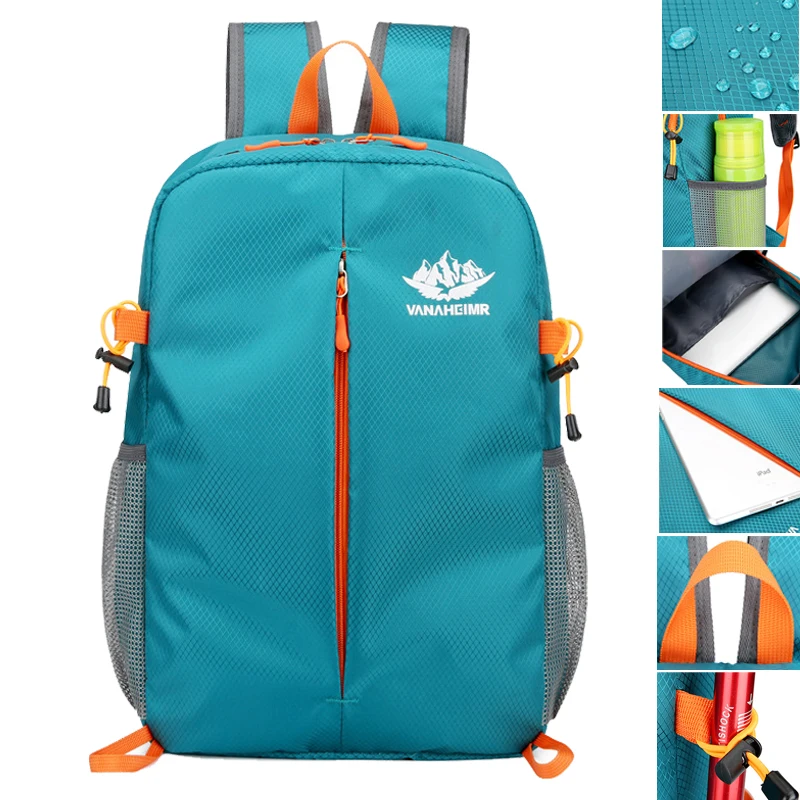 Buy 20L Outdoor Foldable Backpack Portable Waterproof Travel Hiking Backpacks Ultralight Trekking Rucksack School Bag For Men Women on