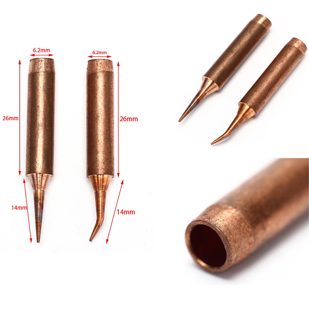 

Original 900M-T-I 900M-T-IS Oxygen-free Copper Soldering Iron Tip For Solder Station Tools Iron Tips New Hot